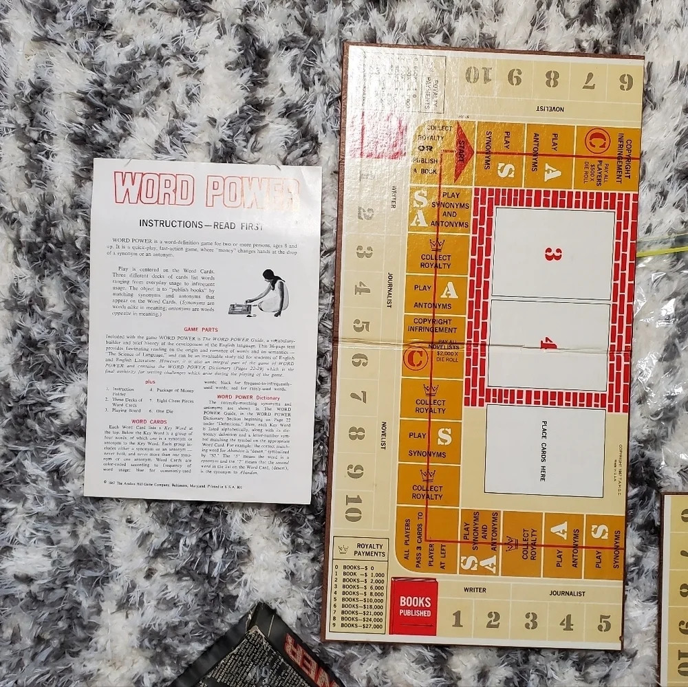 The Game of Word Power Board Game